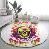 flower-skull-round-carpet-judge-me-when-youre-perfect-otherwise-shut-up
