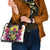 Flower Skull Shoulder Handbag Judge Me When You're Perfect Otherwise Shut Up