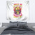 Flower Skull Tapestry Judge Me When You're Perfect Otherwise Shut Up - Wonder Print Shop