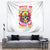 Flower Skull Tapestry Judge Me When You're Perfect Otherwise Shut Up - Wonder Print Shop