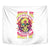 Flower Skull Tapestry Judge Me When You're Perfect Otherwise Shut Up - Wonder Print Shop