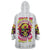 Flower Skull Wearable Blanket Hoodie Judge Me When You 're Perfect Otherwise Shut Up - Wonder Print Shop