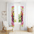 Flower Skull Window Curtain Judge Me When You're Perfect Otherwise Shut Up - Wonder Print Shop