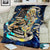 Mummy Skull Blanket I'm Going To Hell to Pick You Up