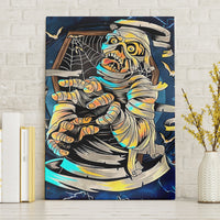 Mummy Skull Canvas Wall Art I'm Going To Hell to Pick You Up - Wonder Print Shop