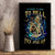 Mummy Skull Canvas Wall Art I'm Going To Hell to Pick You Up - Wonder Print Shop