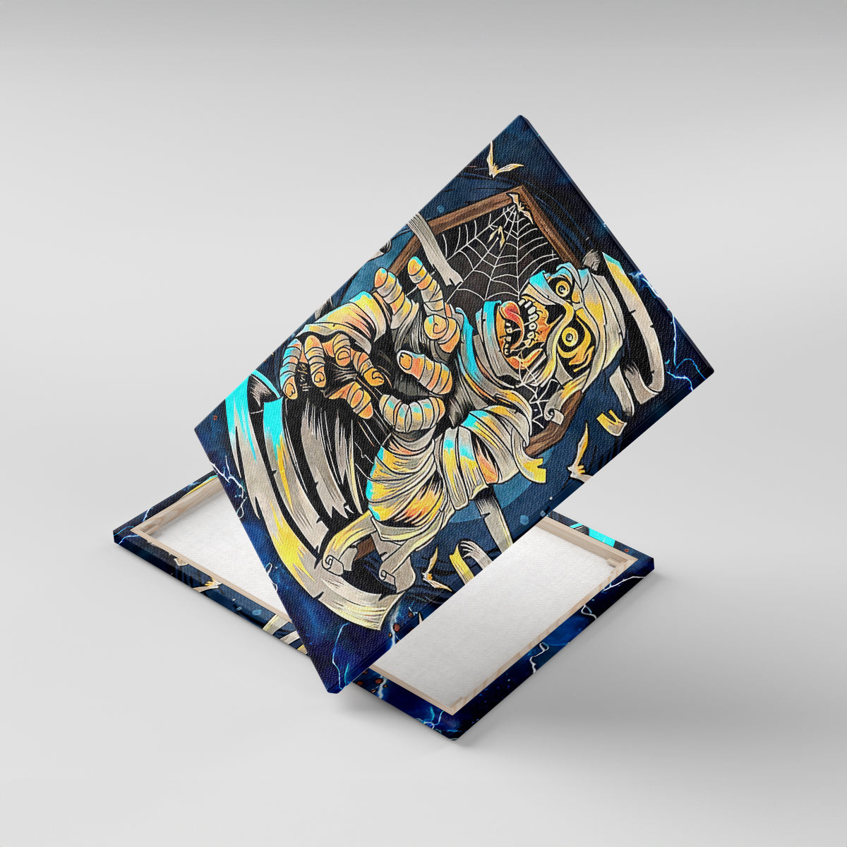 Mummy Skull Canvas Wall Art I'm Going To Hell to Pick You Up - Wonder Print Shop