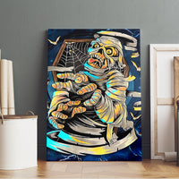 Mummy Skull Canvas Wall Art I'm Going To Hell to Pick You Up - Wonder Print Shop