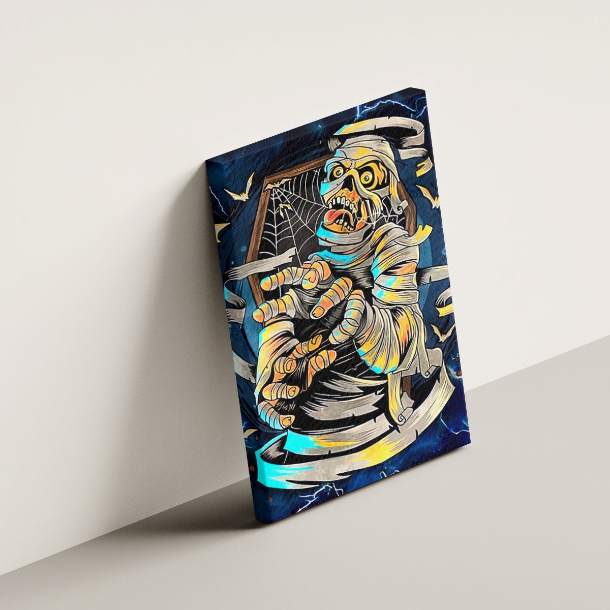 Mummy Skull Canvas Wall Art I'm Going To Hell to Pick You Up - Wonder Print Shop