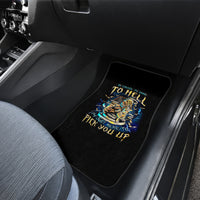 Mummy Skull Car Mats I'm Going To Hell to Pick You Up - Wonder Print Shop