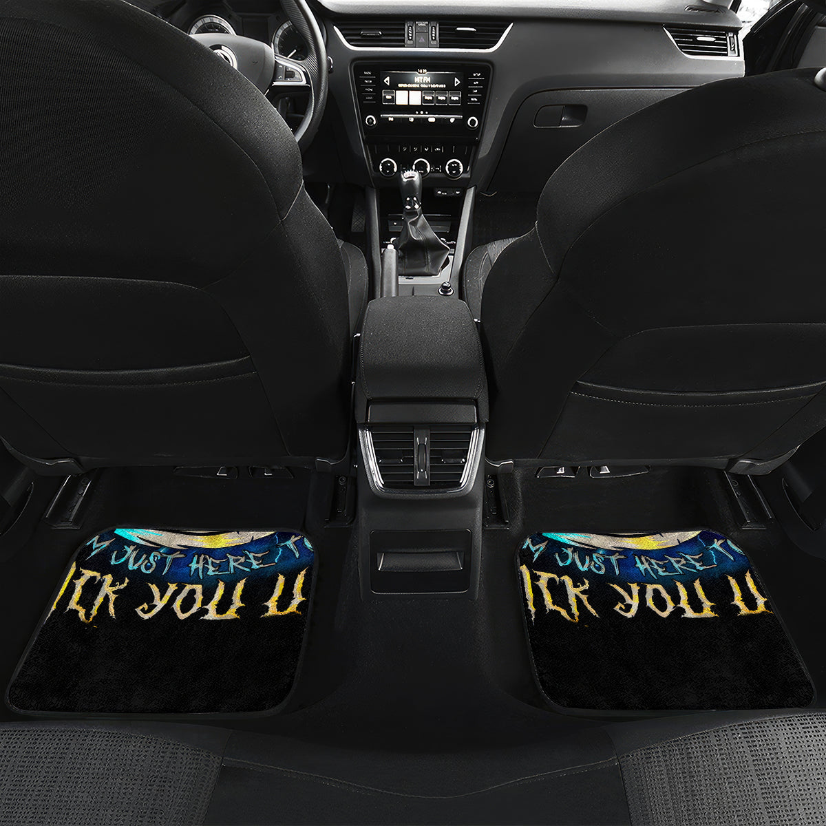 Mummy Skull Car Mats I'm Going To Hell to Pick You Up - Wonder Print Shop