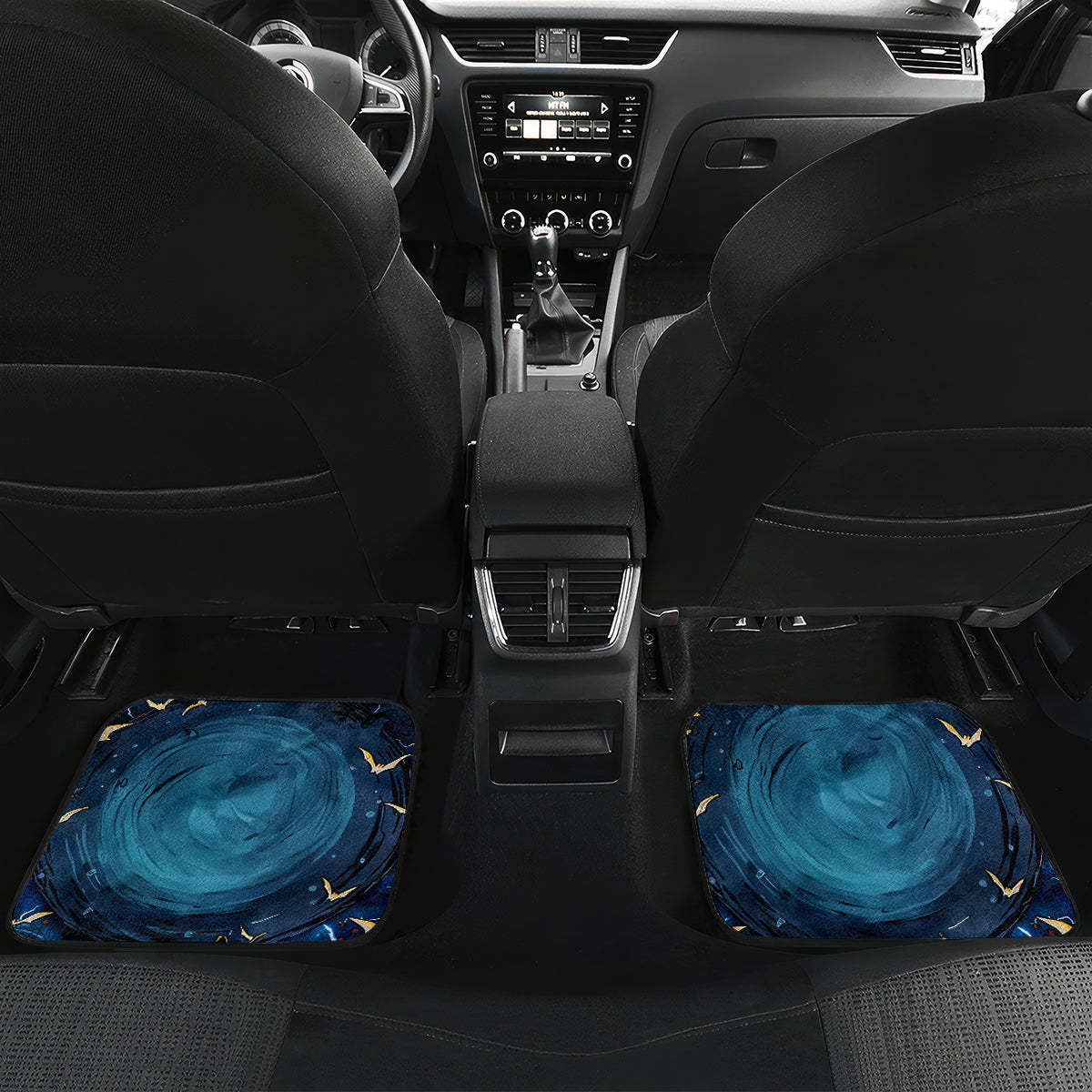 Mummy Skull Car Mats I'm Going To Hell to Pick You Up - Wonder Print Shop