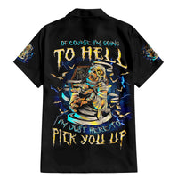 Mummy Skull Family Matching Mermaid Dress and Hawaiian Shirt I'm Going To Hell to Pick You Up - Wonder Print Shop