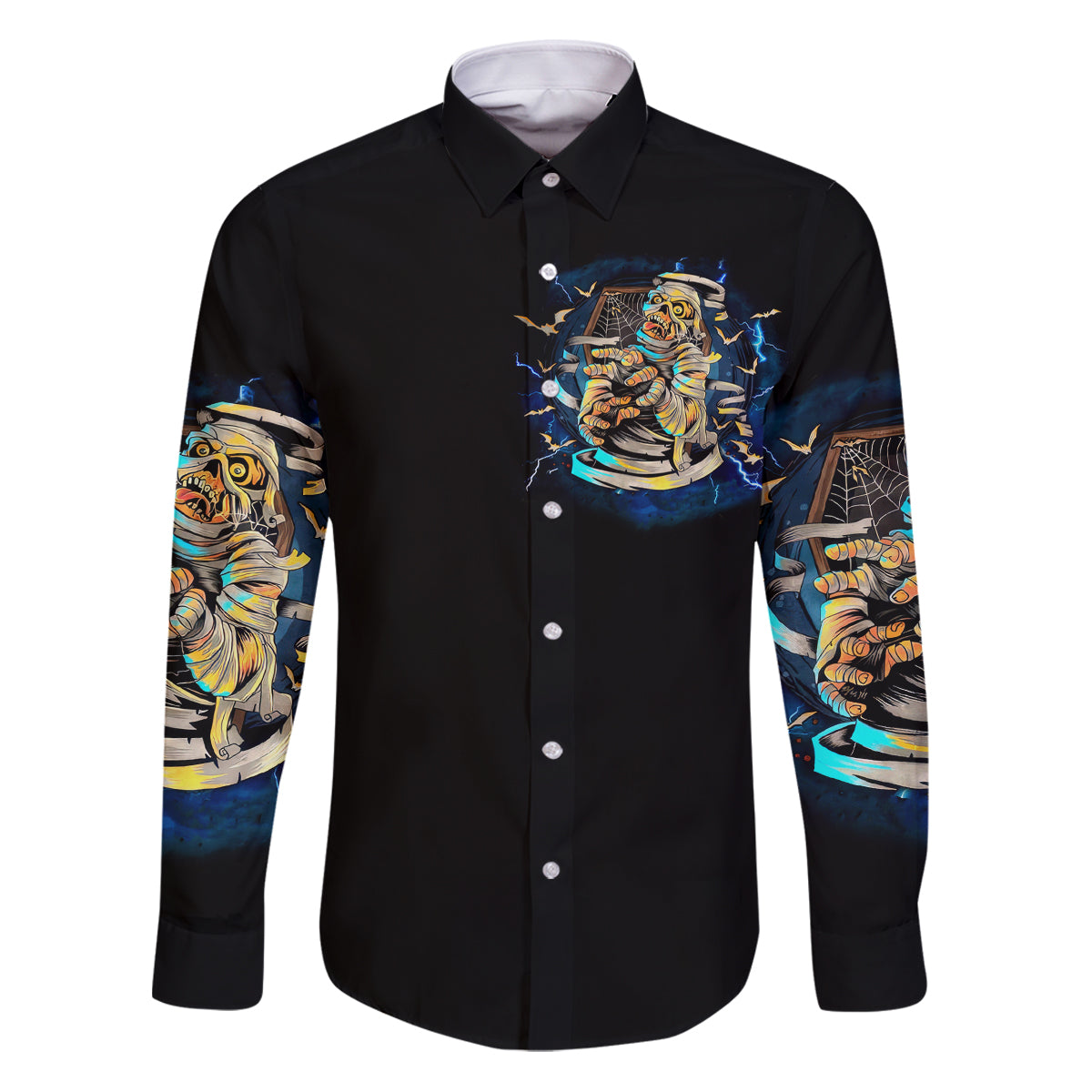 Mummy Skull Family Matching Puletasi and Hawaiian Shirt I'm Going To Hell to Pick You Up - Wonder Print Shop