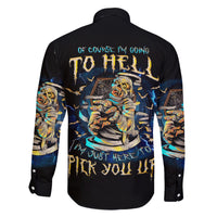 Mummy Skull Family Matching Summer Maxi Dress and Hawaiian Shirt I'm Going To Hell to Pick You Up - Wonder Print Shop