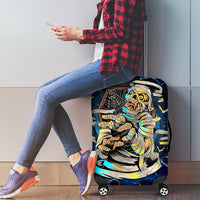 Mummy Skull Luggage Cover I'm Going To Hell to Pick You Up - Wonder Print Shop