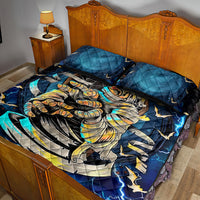 Mummy Skull Quilt Bed Set I'm Going To Hell to Pick You Up - Wonder Print Shop