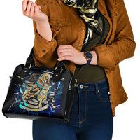 Mummy Skull Shoulder Handbag I'm Going To Hell to Pick You Up