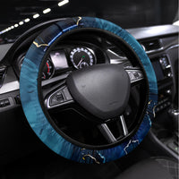 Mummy Skull Steering Wheel Cover I'm Going To Hell to Pick You Up - Wonder Print Shop