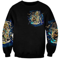 Mummy Skull Sweatshirt I'm Going To Hell to Pick You Up - Wonder Print Shop