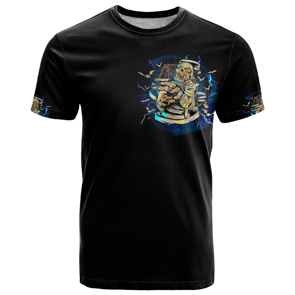 Mummy Skull T Shirt I'm Going To Hell to Pick You Up - Wonder Print Shop