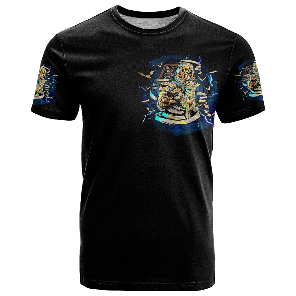 Mummy Skull T Shirt I'm Going To Hell to Pick You Up - Wonder Print Shop