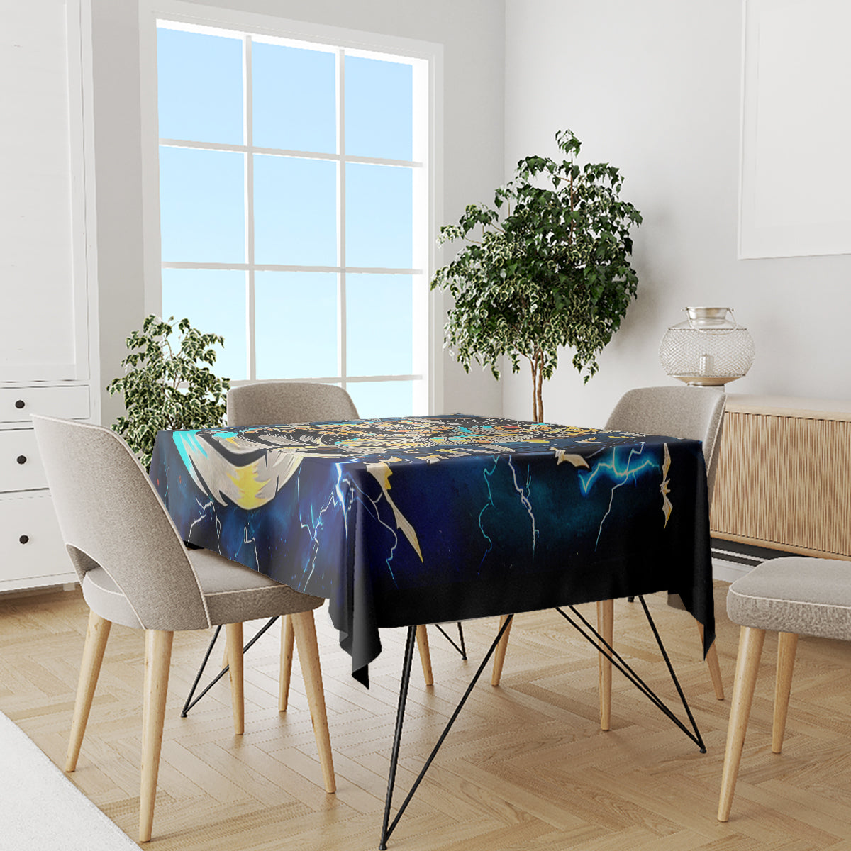 Mummy Skull Tablecloth I'm Going To Hell to Pick You Up - Wonder Print Shop