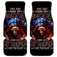 American Skull Car Mats One Day I Gonna Fuck It All - Wonder Print Shop