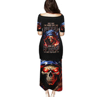 American Skull Family Matching Puletasi and Hawaiian Shirt One Day I Gonna Fuck It All - Wonder Print Shop