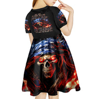 American Skull Kid Short Sleeve Dress One Day I Gonna Fuck It All - Wonder Print Shop