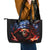 American Skull Leather Tote Bag One Day I Gonna Fuck It All - Wonder Print Shop