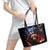 American Skull Leather Tote Bag One Day I Gonna Fuck It All - Wonder Print Shop