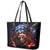 American Skull Leather Tote Bag One Day I Gonna Fuck It All - Wonder Print Shop