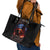 American Skull Leather Tote Bag One Day I Gonna Fuck It All - Wonder Print Shop