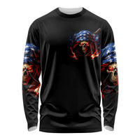 American Skull Long Sleeve Shirt One Day I Gonna Fuck It All - Wonder Print Shop