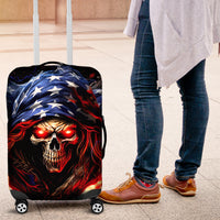 American Skull Luggage Cover One Day I Gonna Fuck It All - Wonder Print Shop