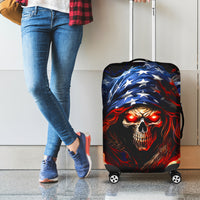 American Skull Luggage Cover One Day I Gonna Fuck It All - Wonder Print Shop