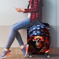 American Skull Luggage Cover One Day I Gonna Fuck It All - Wonder Print Shop