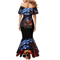 American Skull Mermaid Dress One Day I Gonna Fuck It All - Wonder Print Shop