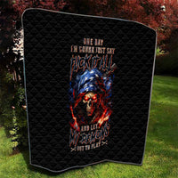 American Skull Quilt One Day I Gonna Fuck It All - Wonder Print Shop