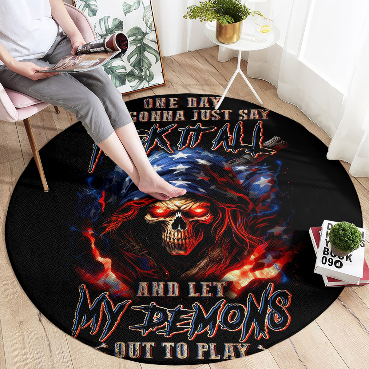 american-skull-round-carpet-one-day-i-gonna-fuck-it-all