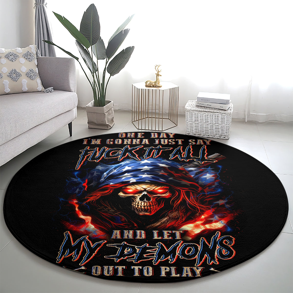 american-skull-round-carpet-one-day-i-gonna-fuck-it-all