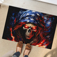 American Skull Rubber Doormat One Day I Gonna Fuck It All - Wonder Print Shop
