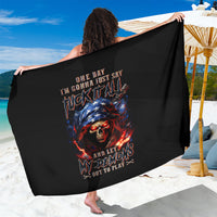 American Skull Sarong One Day I Gonna Fuck It All - Wonder Print Shop