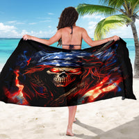 American Skull Sarong One Day I Gonna Fuck It All - Wonder Print Shop