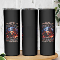 American Skull Skinny Tumbler One Day I Gonna Fuck It All - Wonder Print Shop
