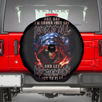 American Skull Spare Tire Cover One Day I Gonna Fuck It All - Wonder Print Shop