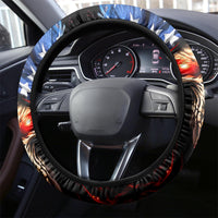 American Skull Steering Wheel Cover One Day I Gonna Fuck It All - Wonder Print Shop