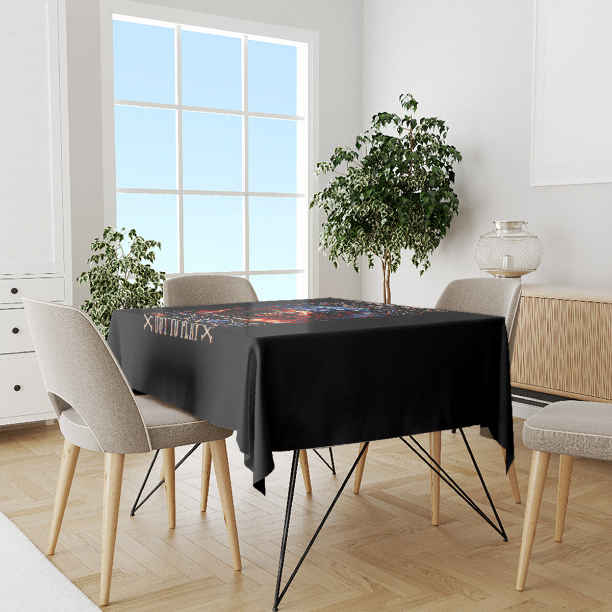 American Skull Tablecloth One Day I Gonna Fuck It All - Wonder Print Shop