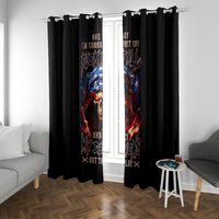 American Skull Window Curtain One Day I Gonna Fuck It All - Wonder Print Shop